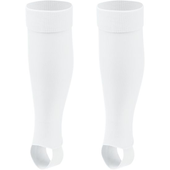 Afbeeldingen van Kousen zonder voet uni wit