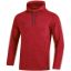 Afbeeldingen van Sweater met kap Premium Basics rood gemeleerd